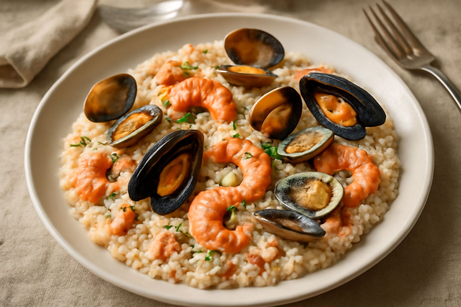 Risotto alla pescatora