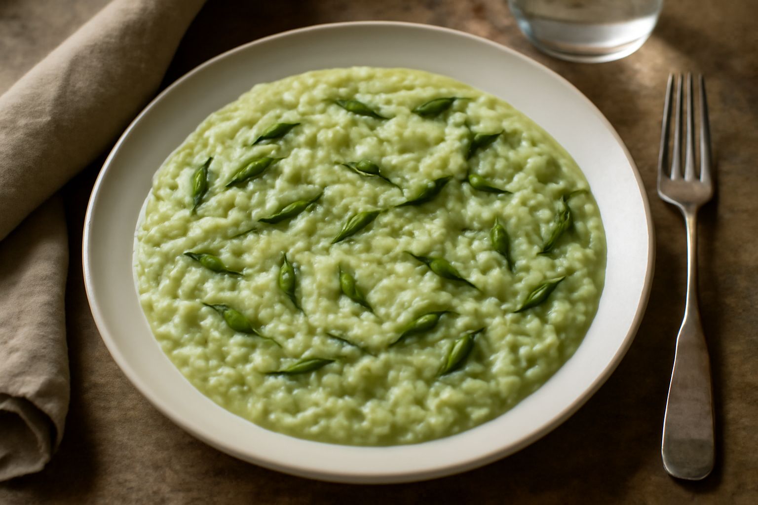Risotto con i bruscandoli