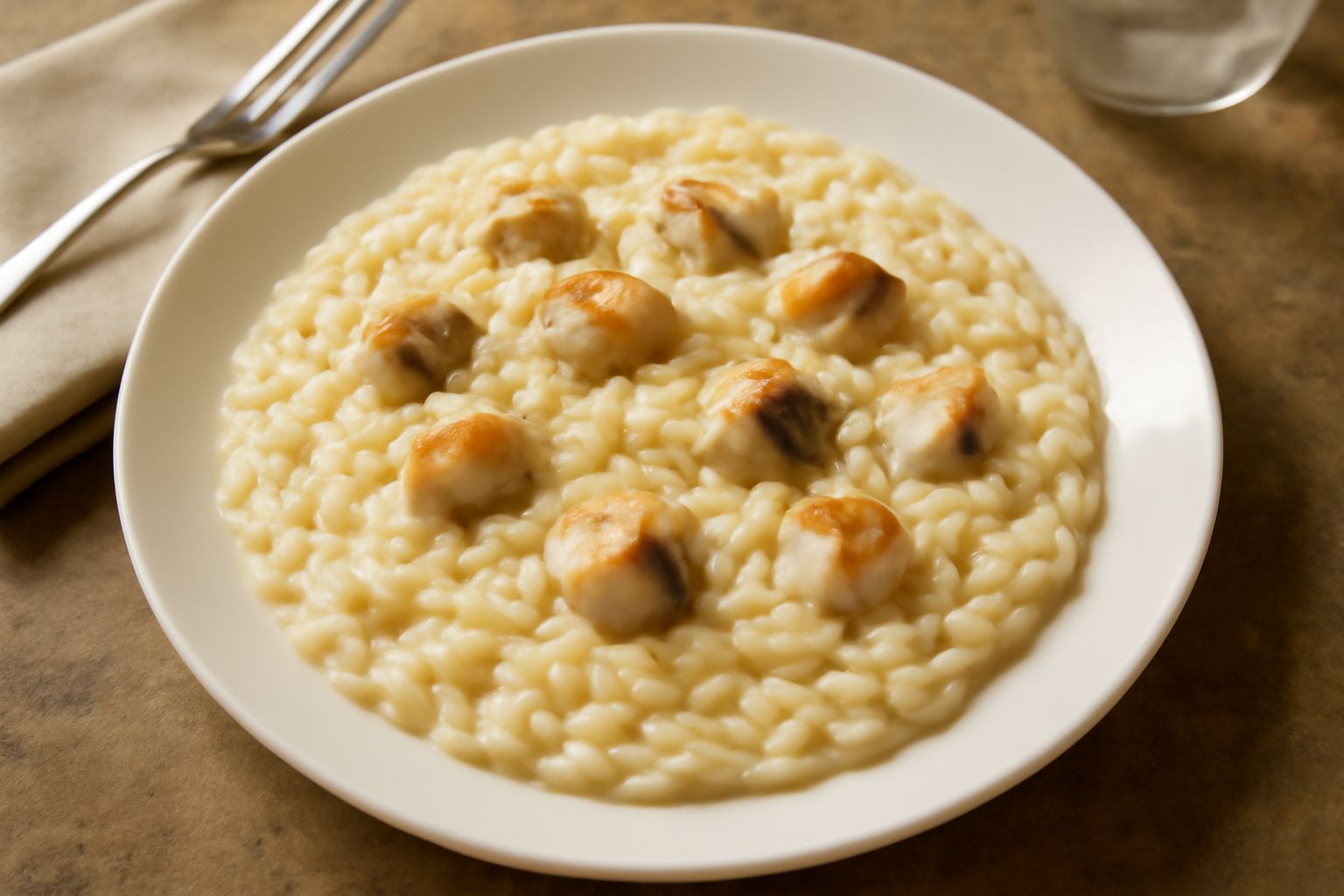 Risotto con le anguille