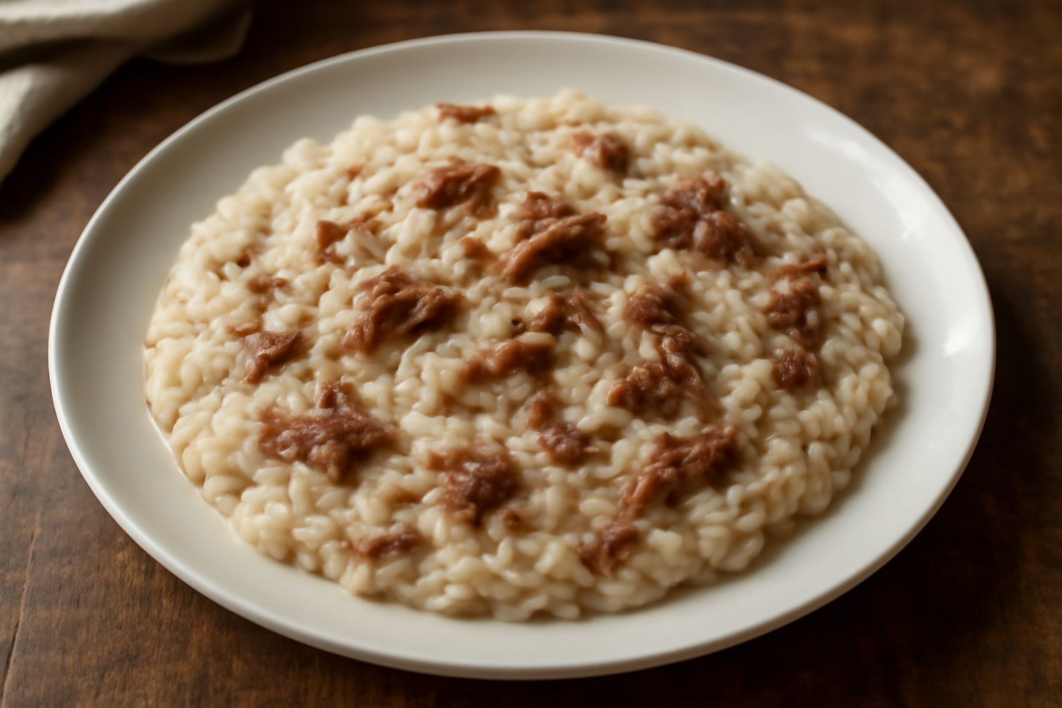 Risotto con le teste di ragu