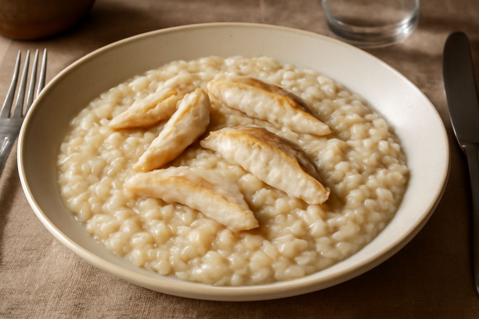 Risotto con le tinche