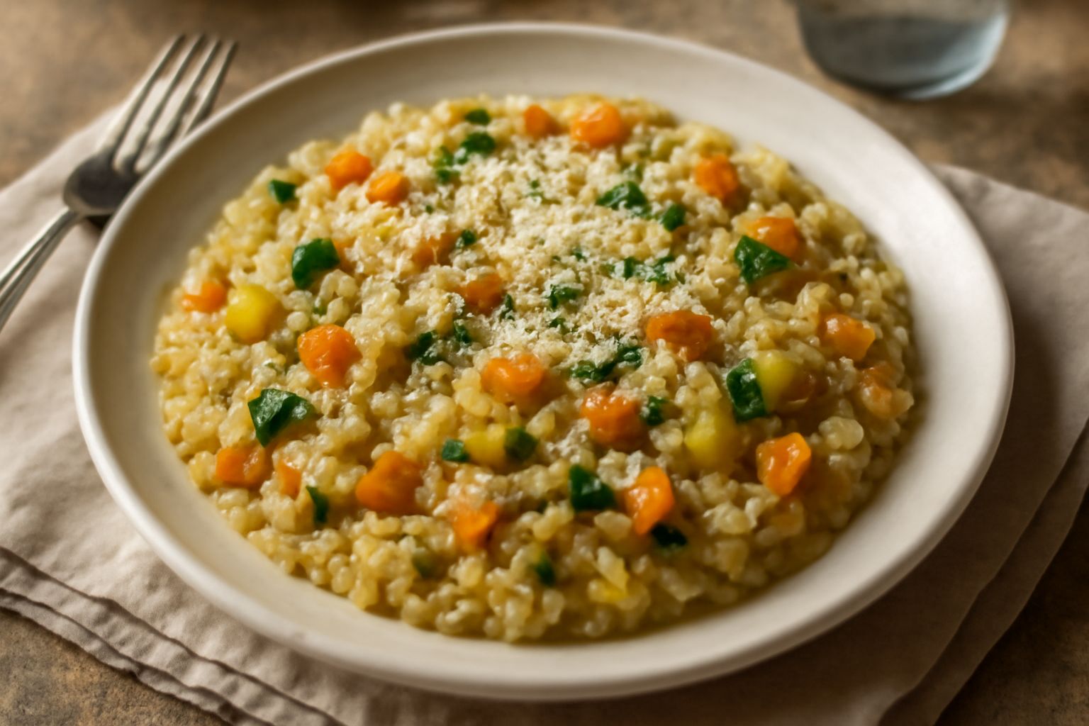 Risotto con le verdure d'avanzo