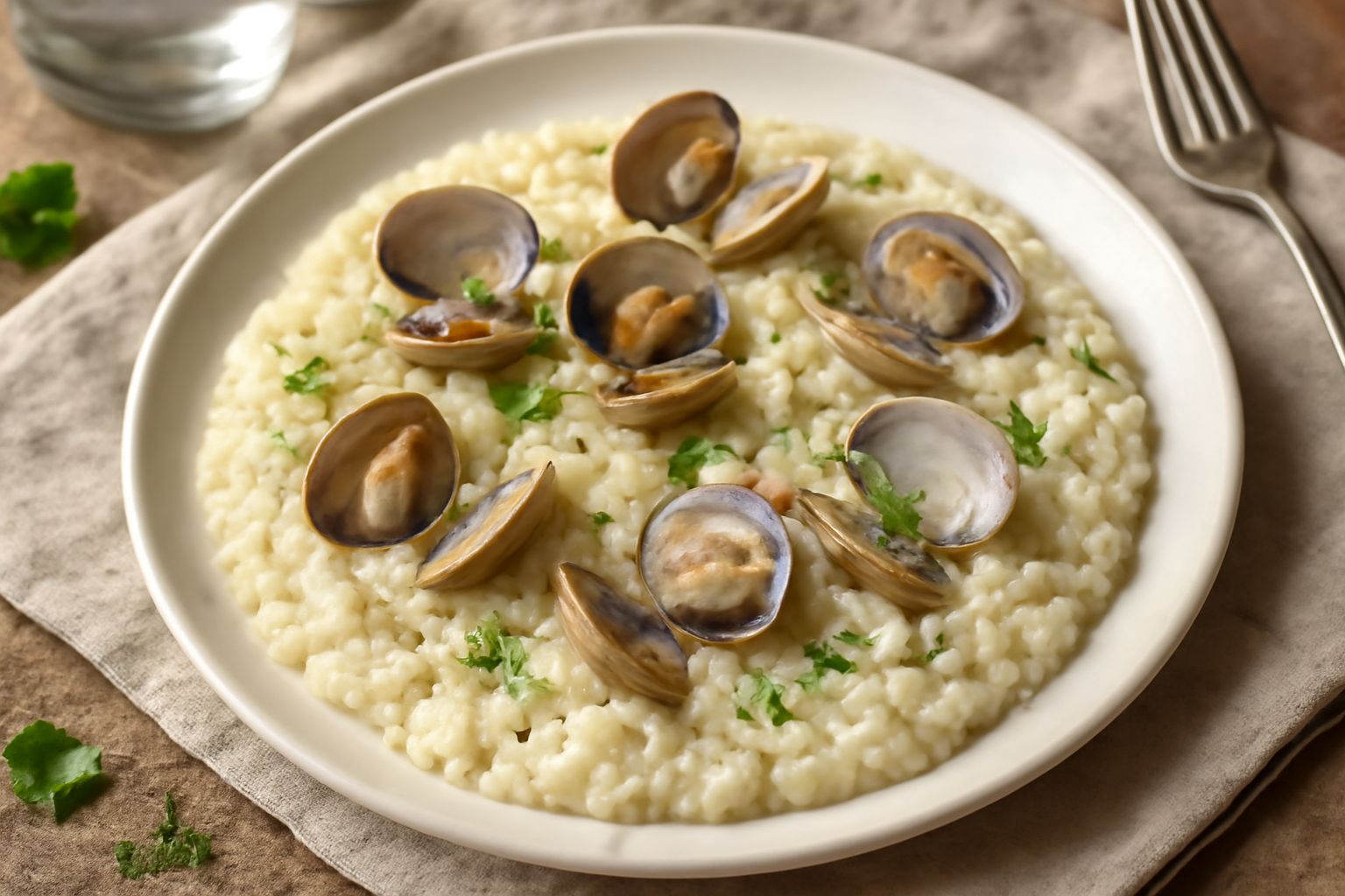 Risotto con le vongole