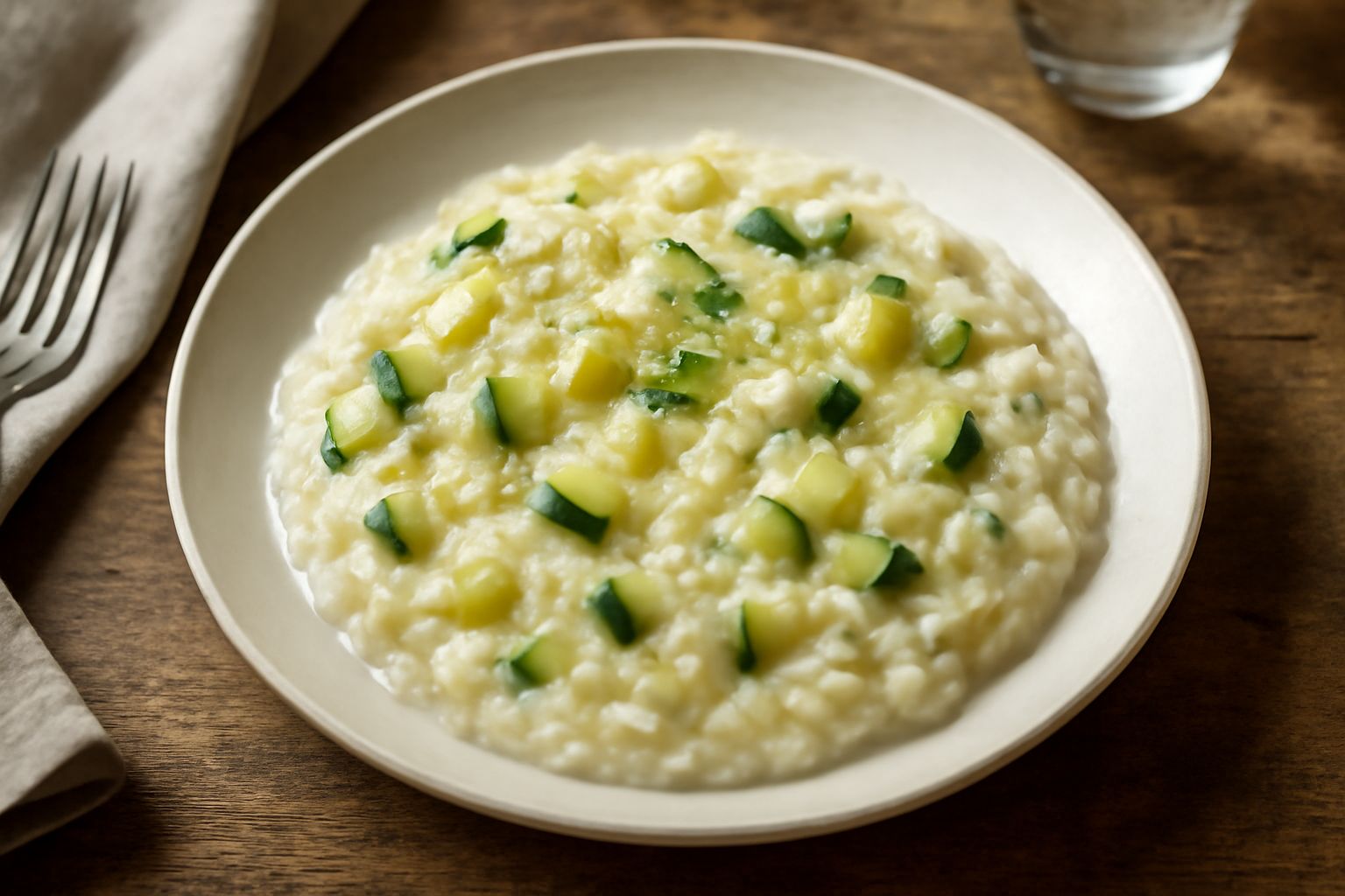 Risotto con le zucchine