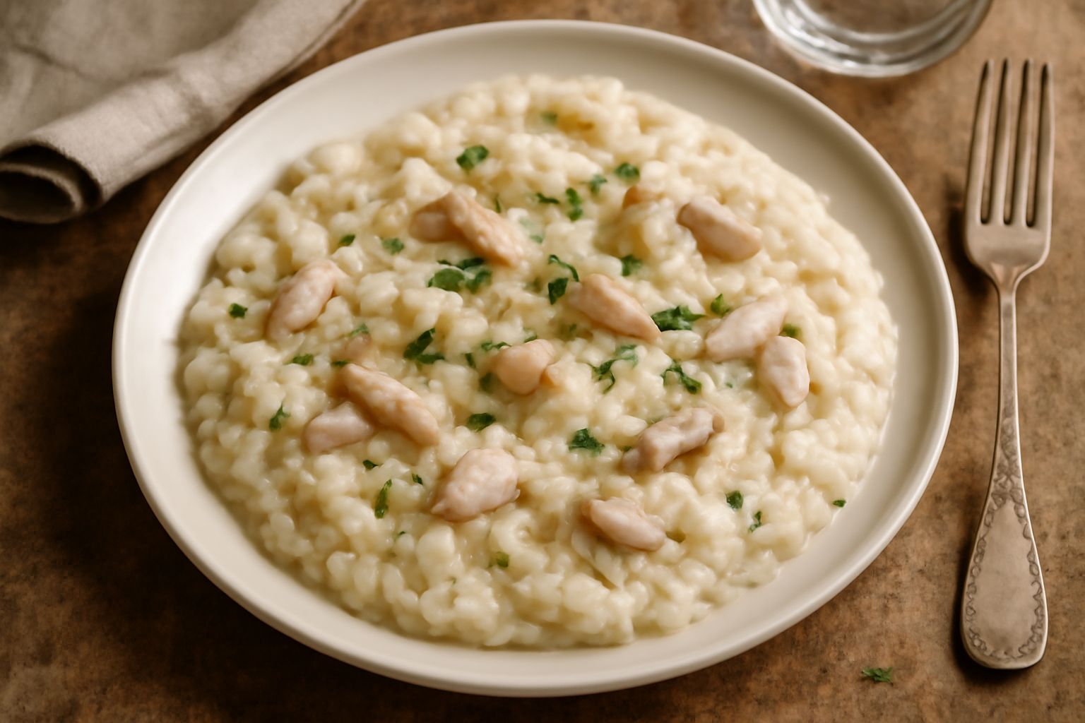 Risotto con ranocchi