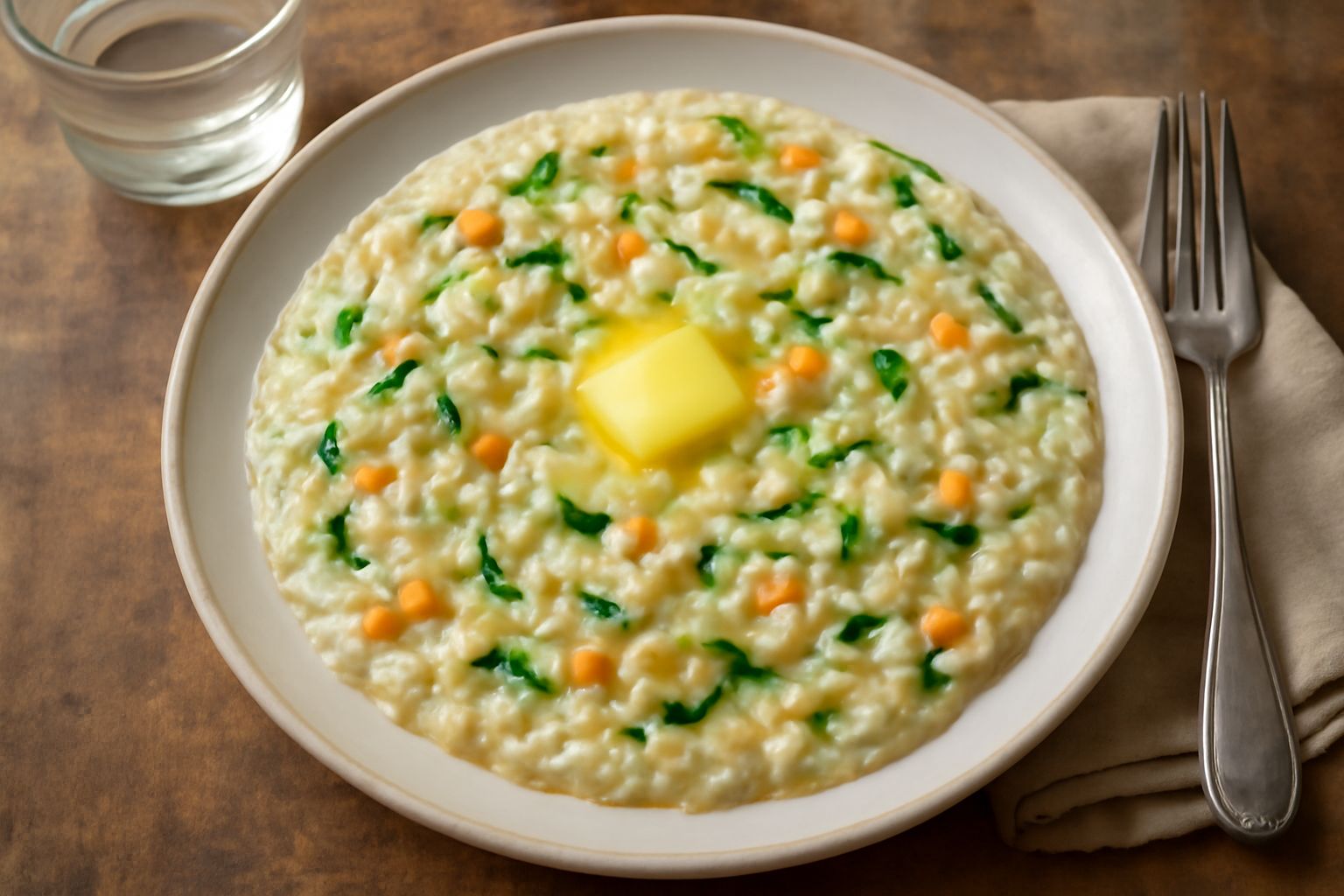 Risotto con scarti di verdure