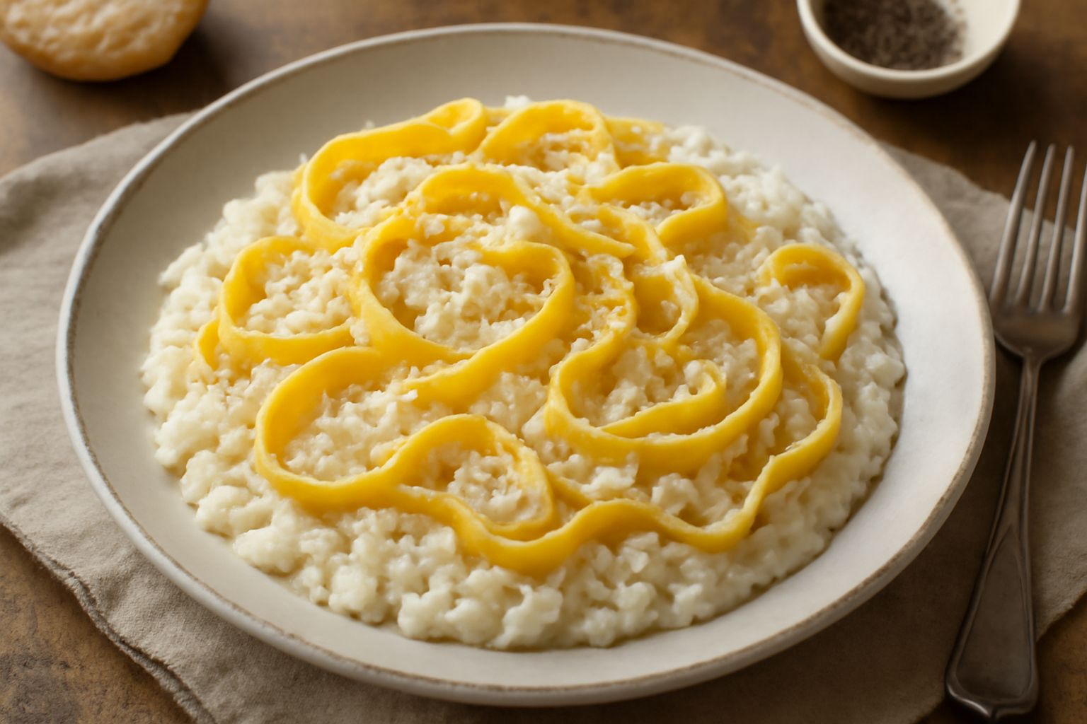 Risotto con tagliatelle