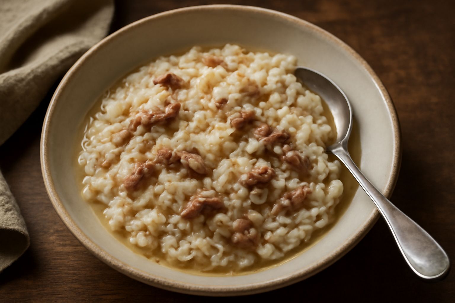 Risotto d'avanzi d'carne
