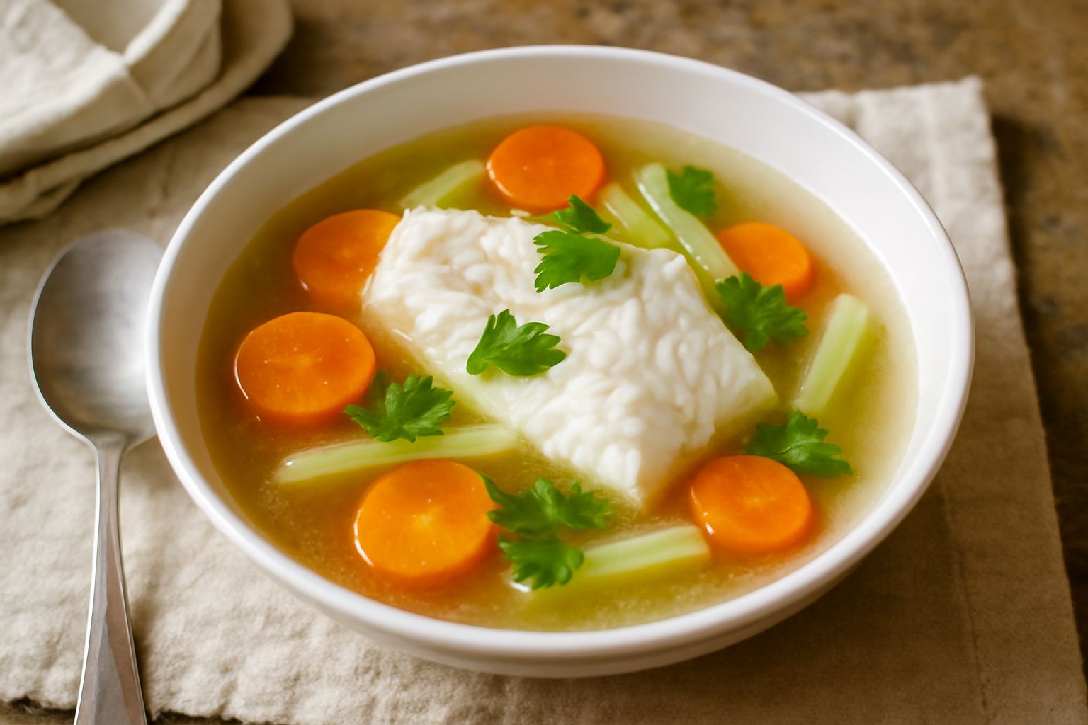 Rombo in brodo