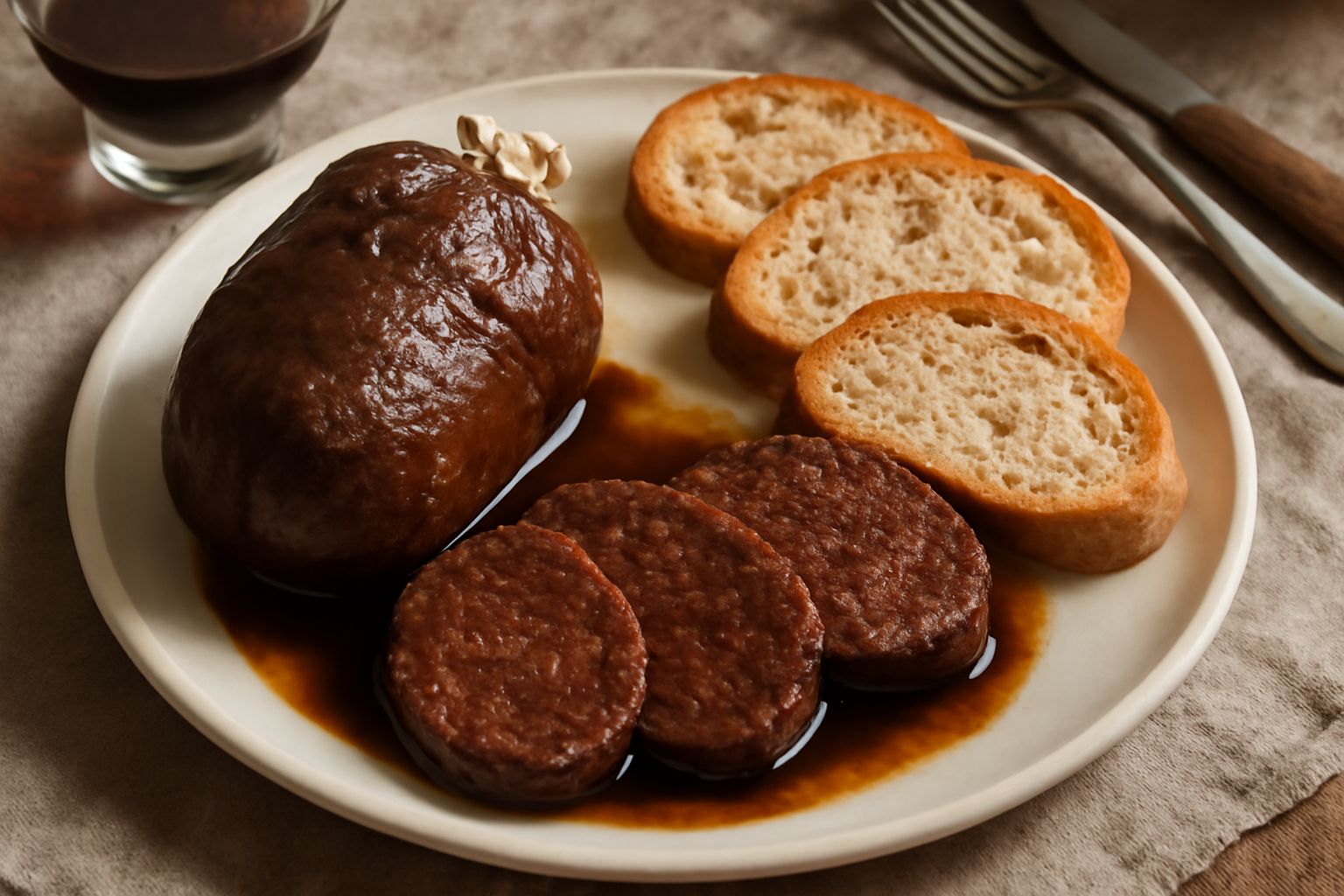 Salama da sugo con pane