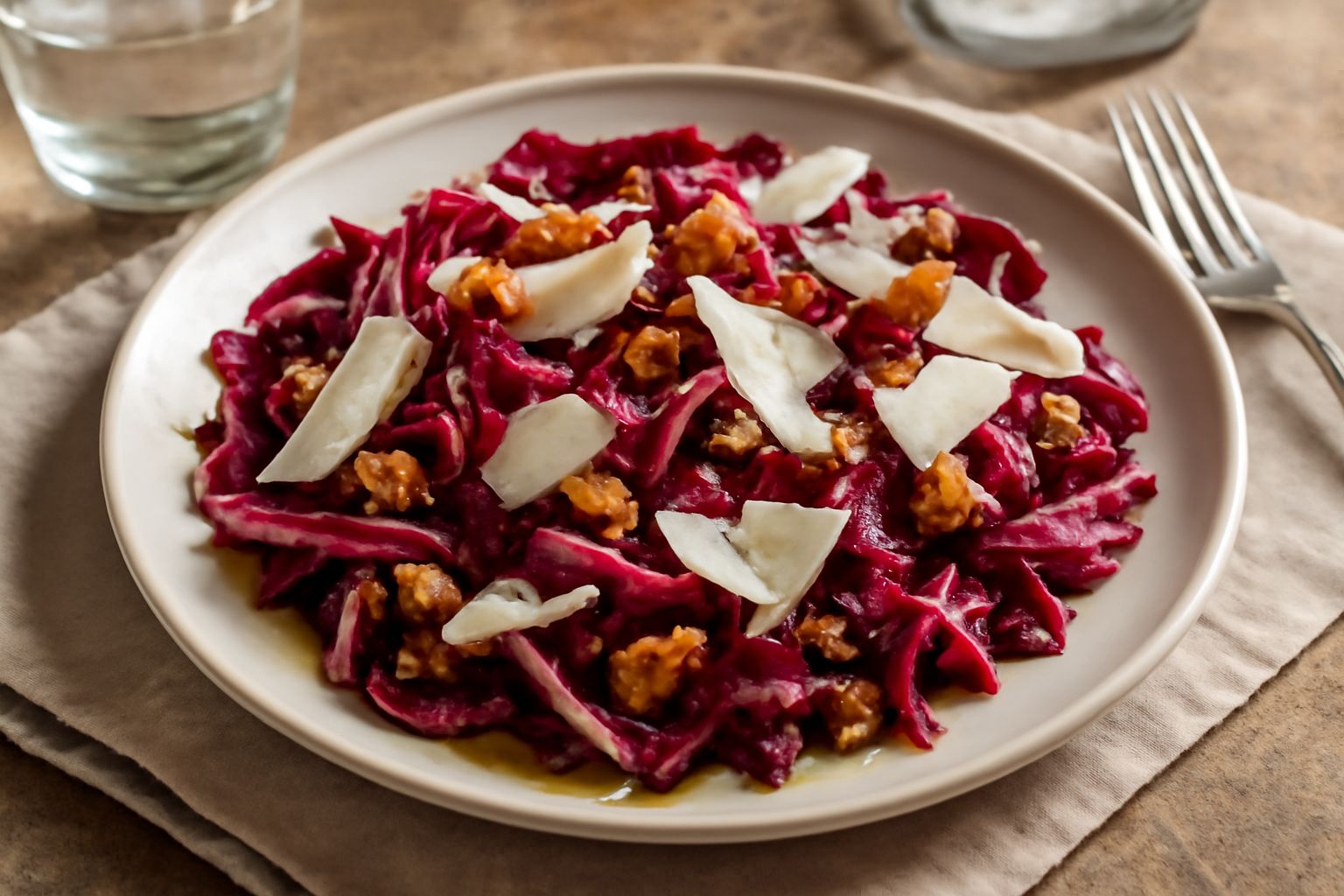 Salata de radicchio e formaggio
