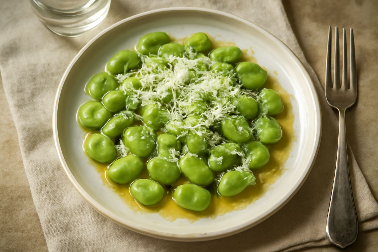 Salata di fave crude