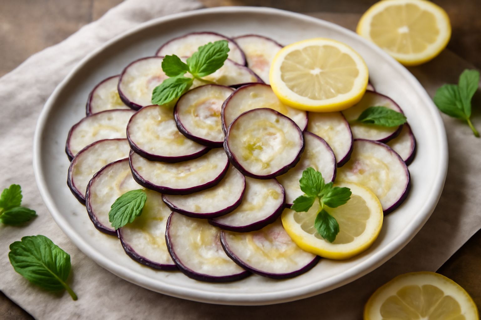 Salata di melanzane crude