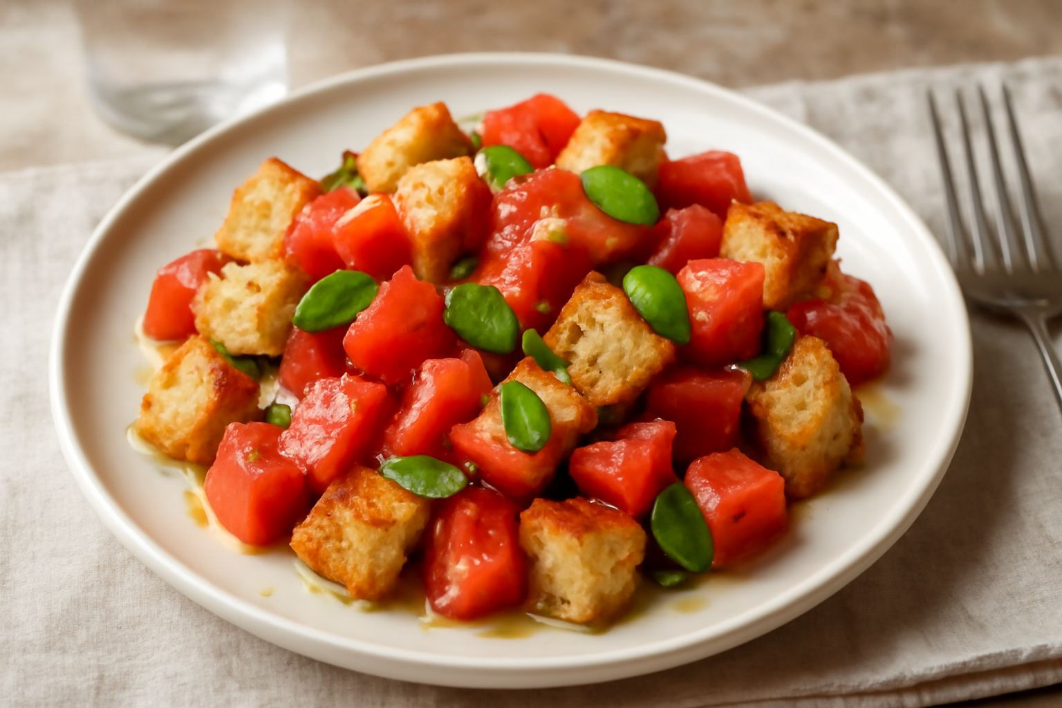 Salata di pane e pomodori