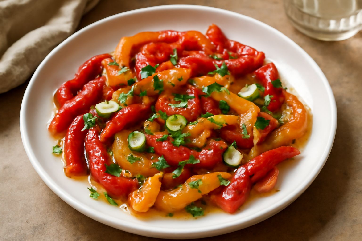 Salata di peperoni arrostiti