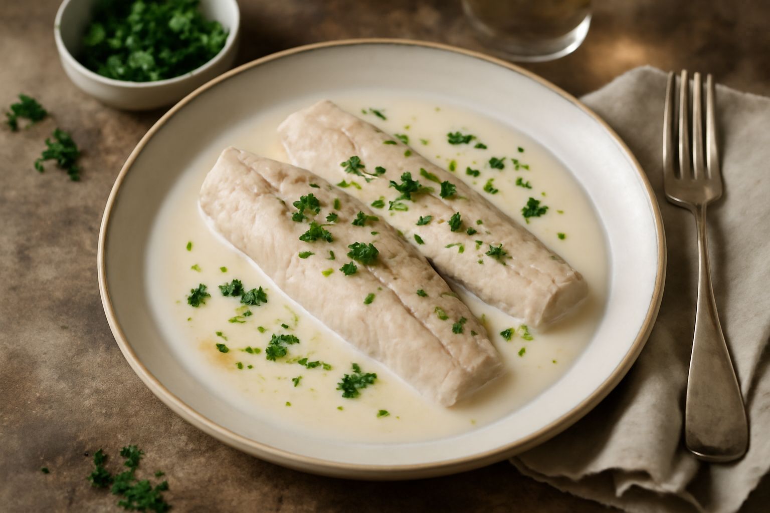 Salmerino alla panna