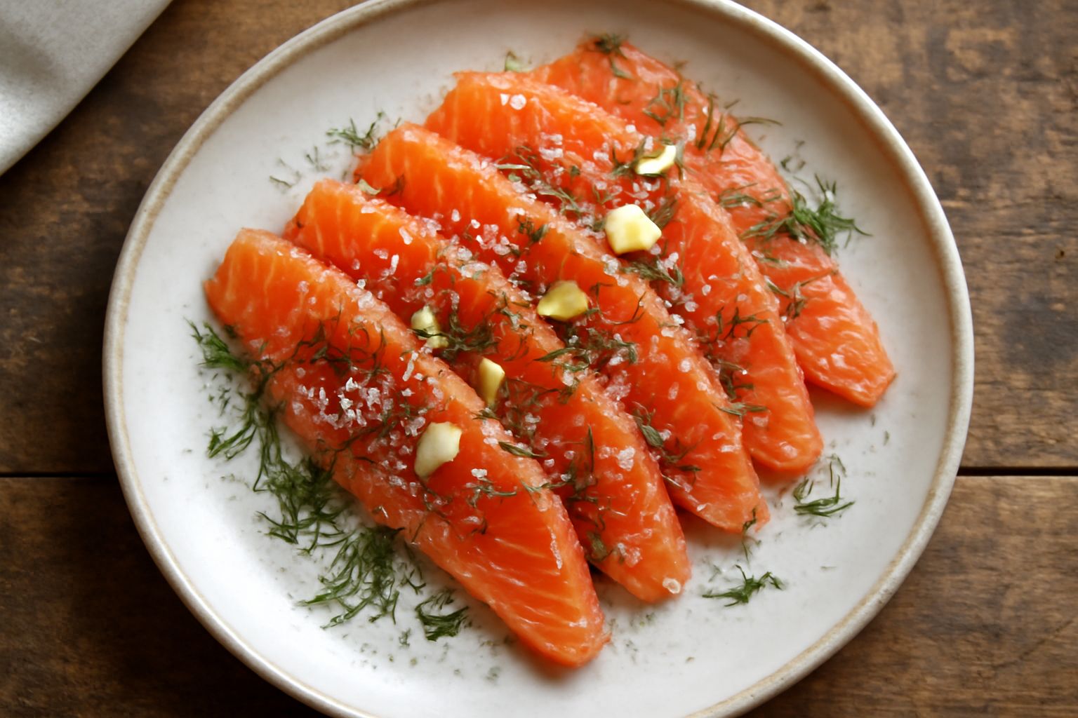 Salmone marinato