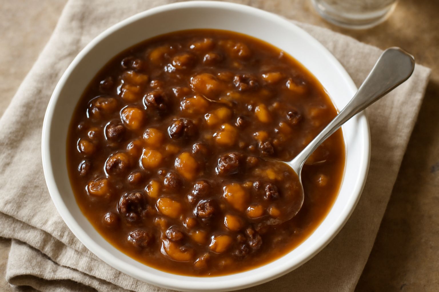 Salsa agrodolce con frutta secca