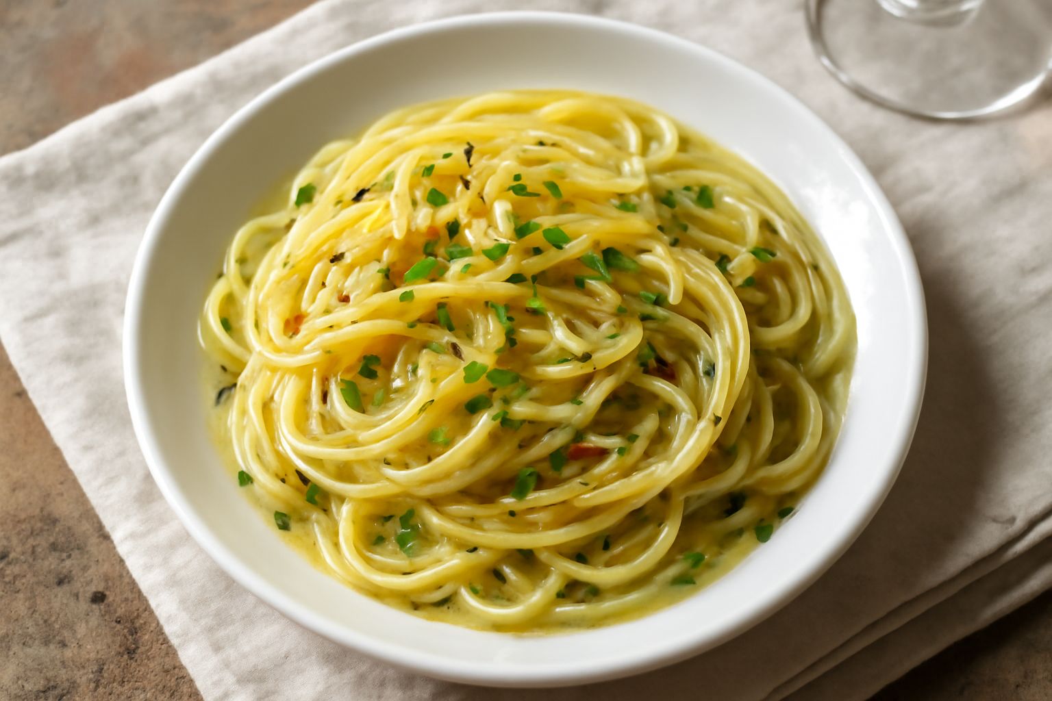Salsa d'aglio e olio