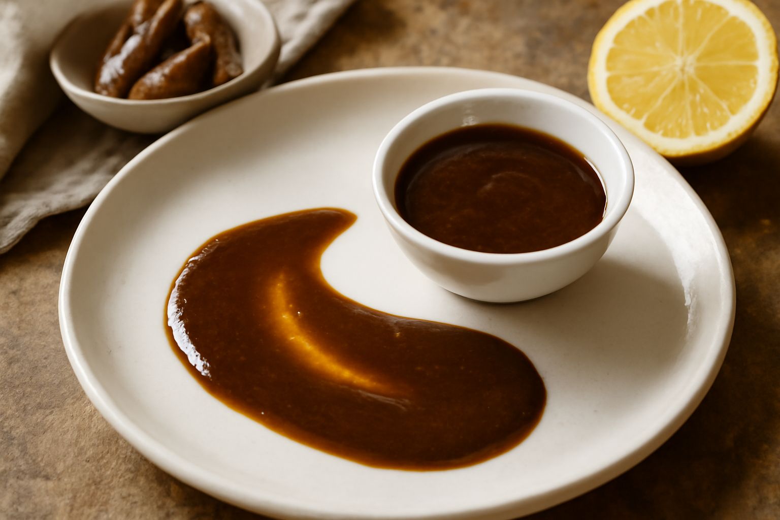 Salsa di acciughe e limone