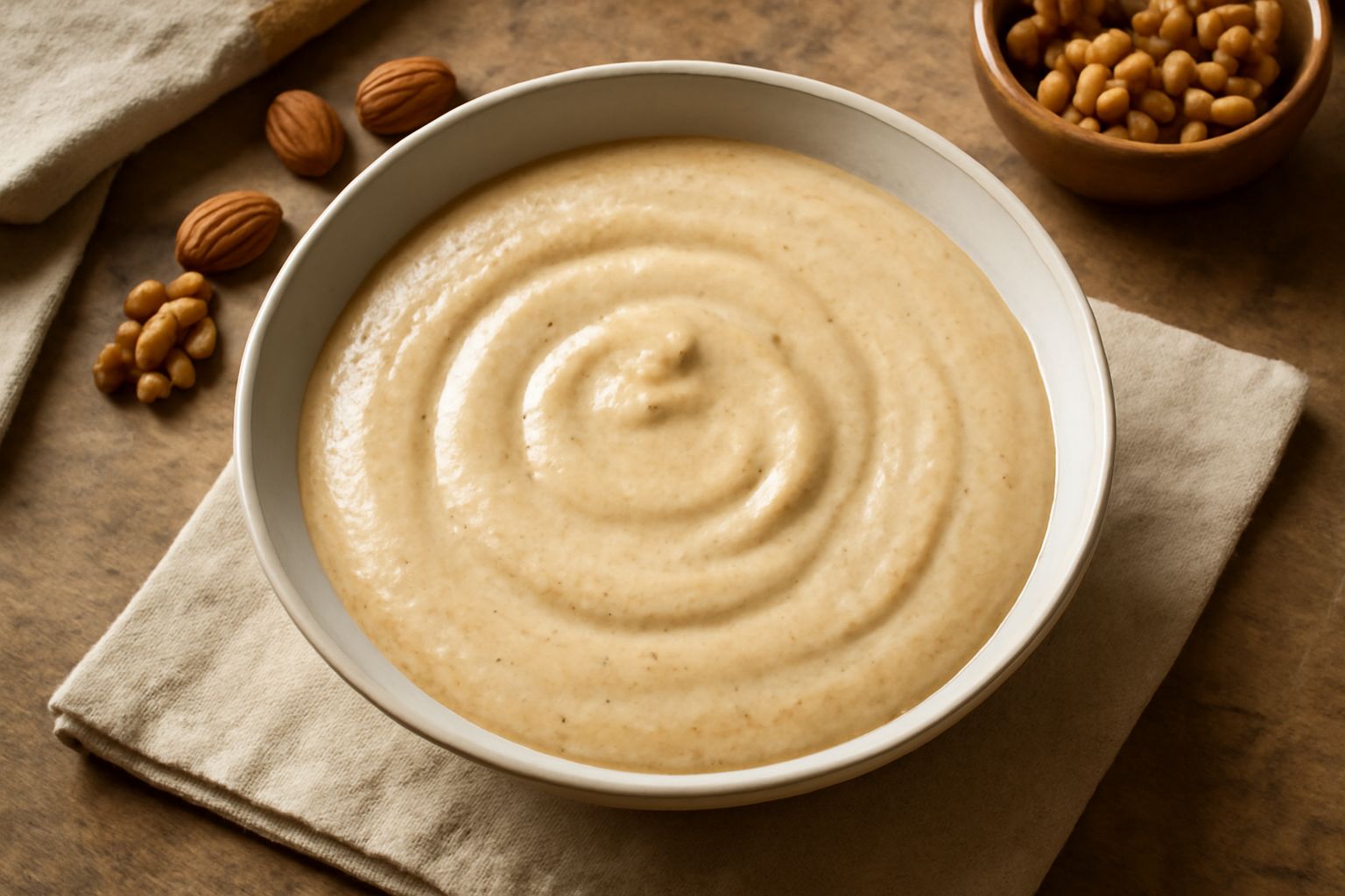 Salsa di mandorle e noci