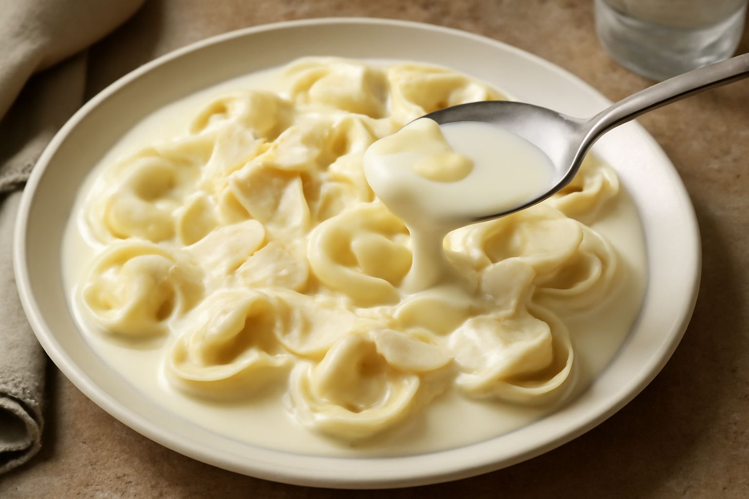 Salsa di panna e formaggio