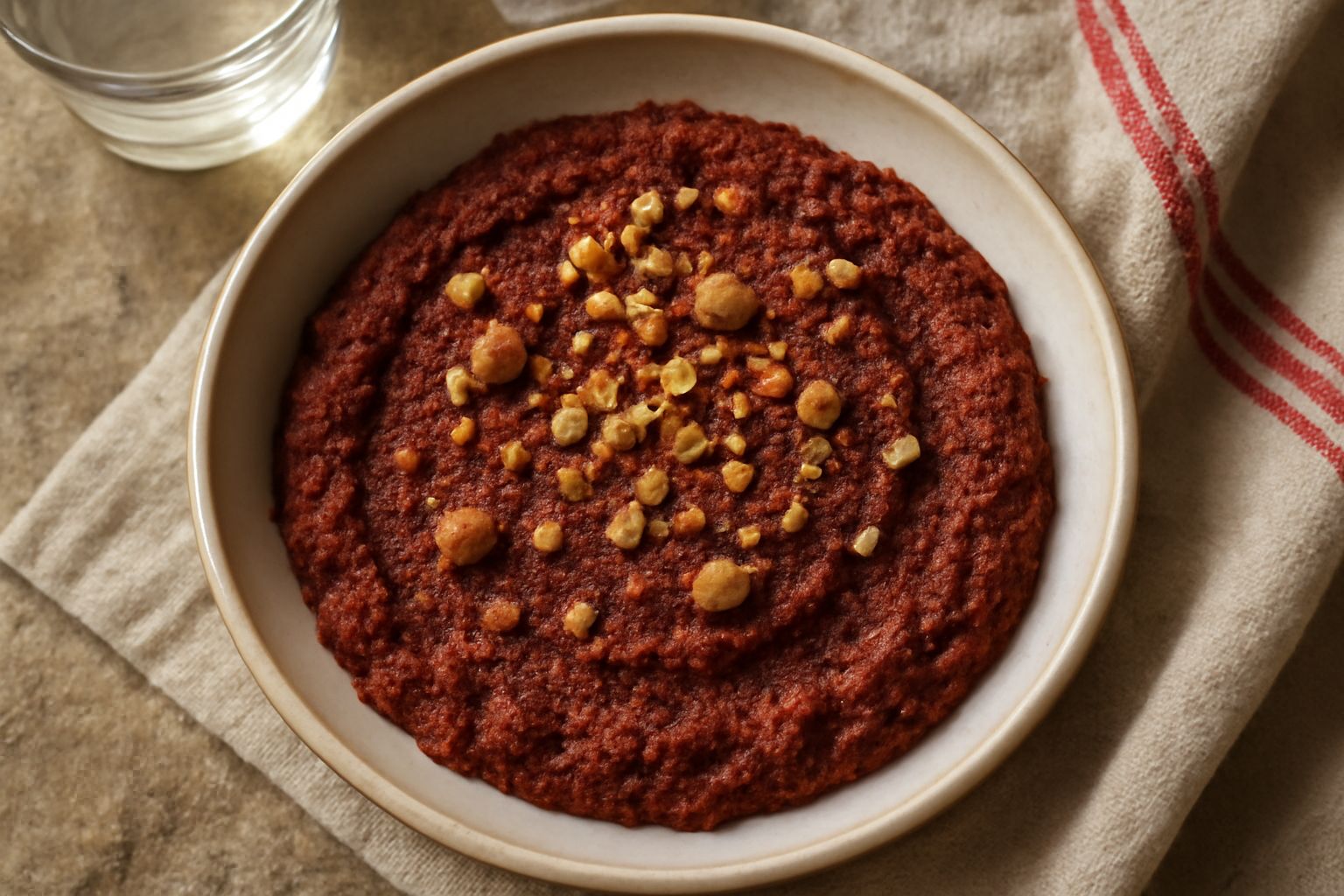 Salsa di peperoni cruschi e noci