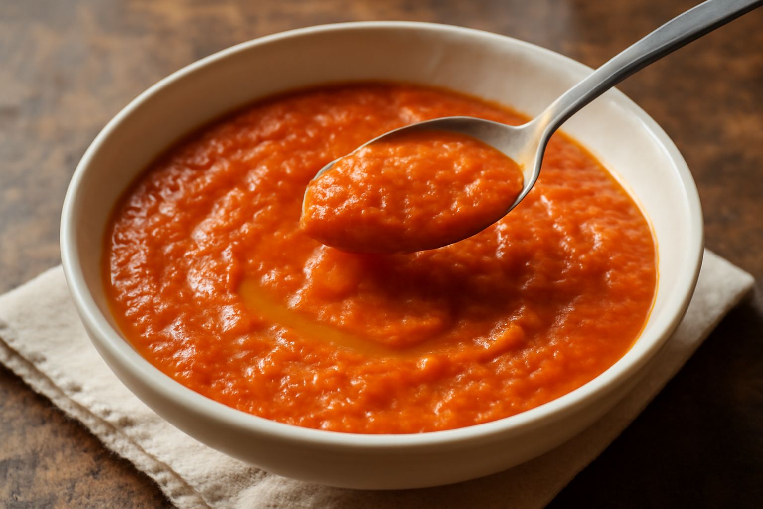 Salsa di pomodori con pane