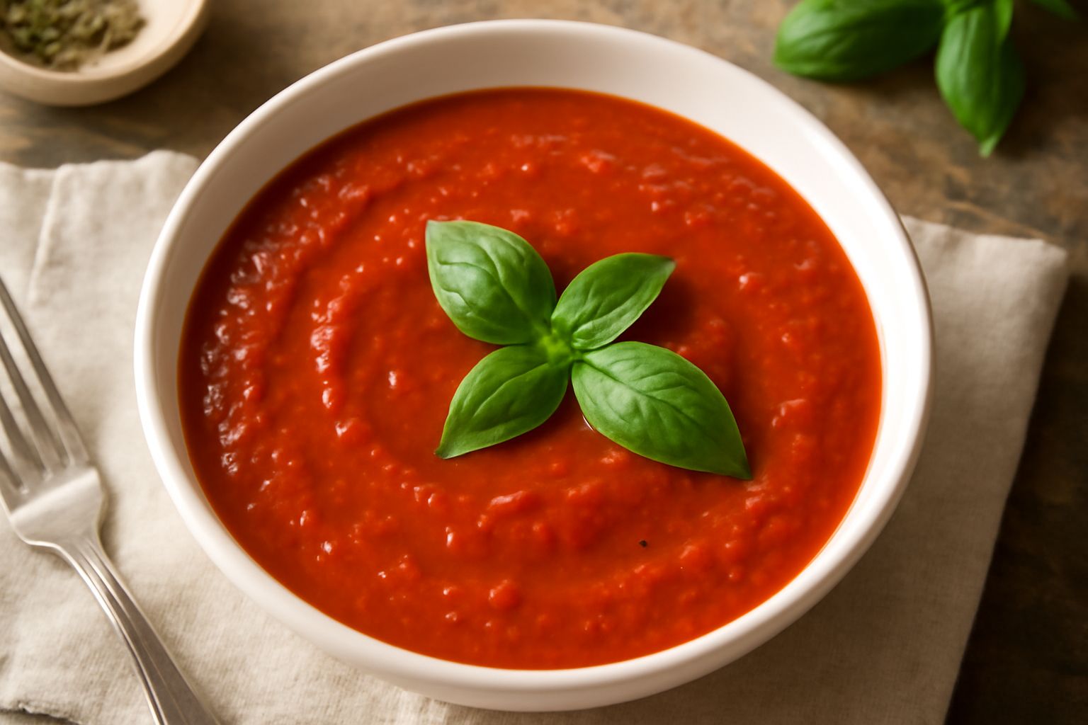 Salsa di pomodoro e basilico