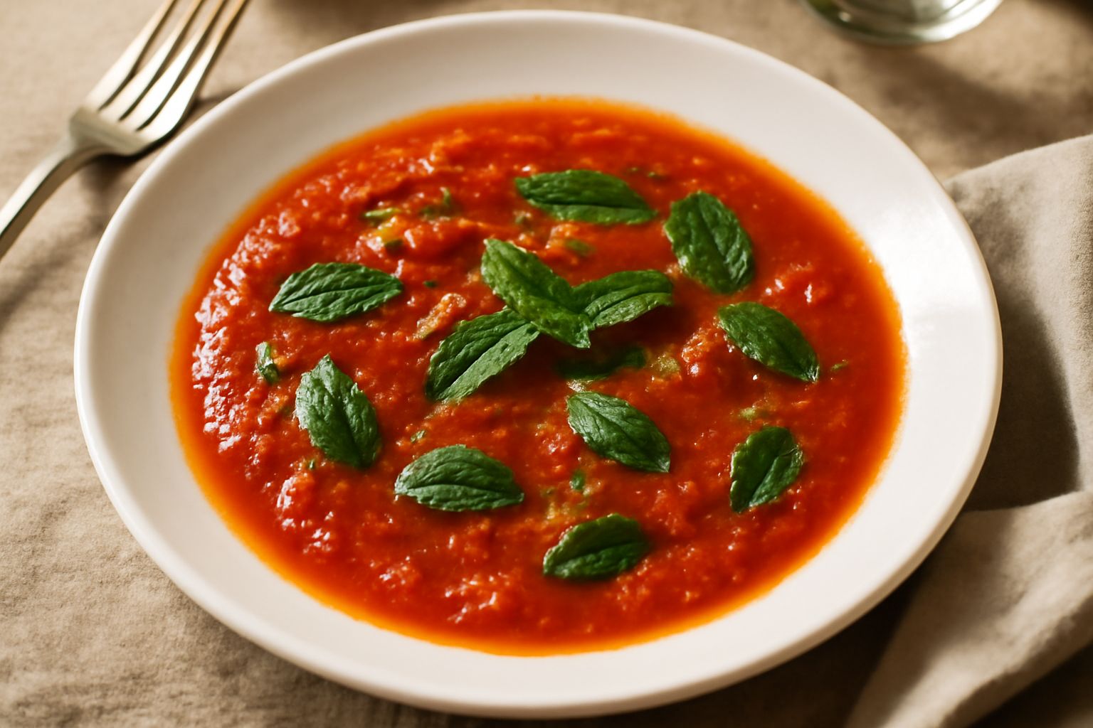 Salsa di pomodoro e menta