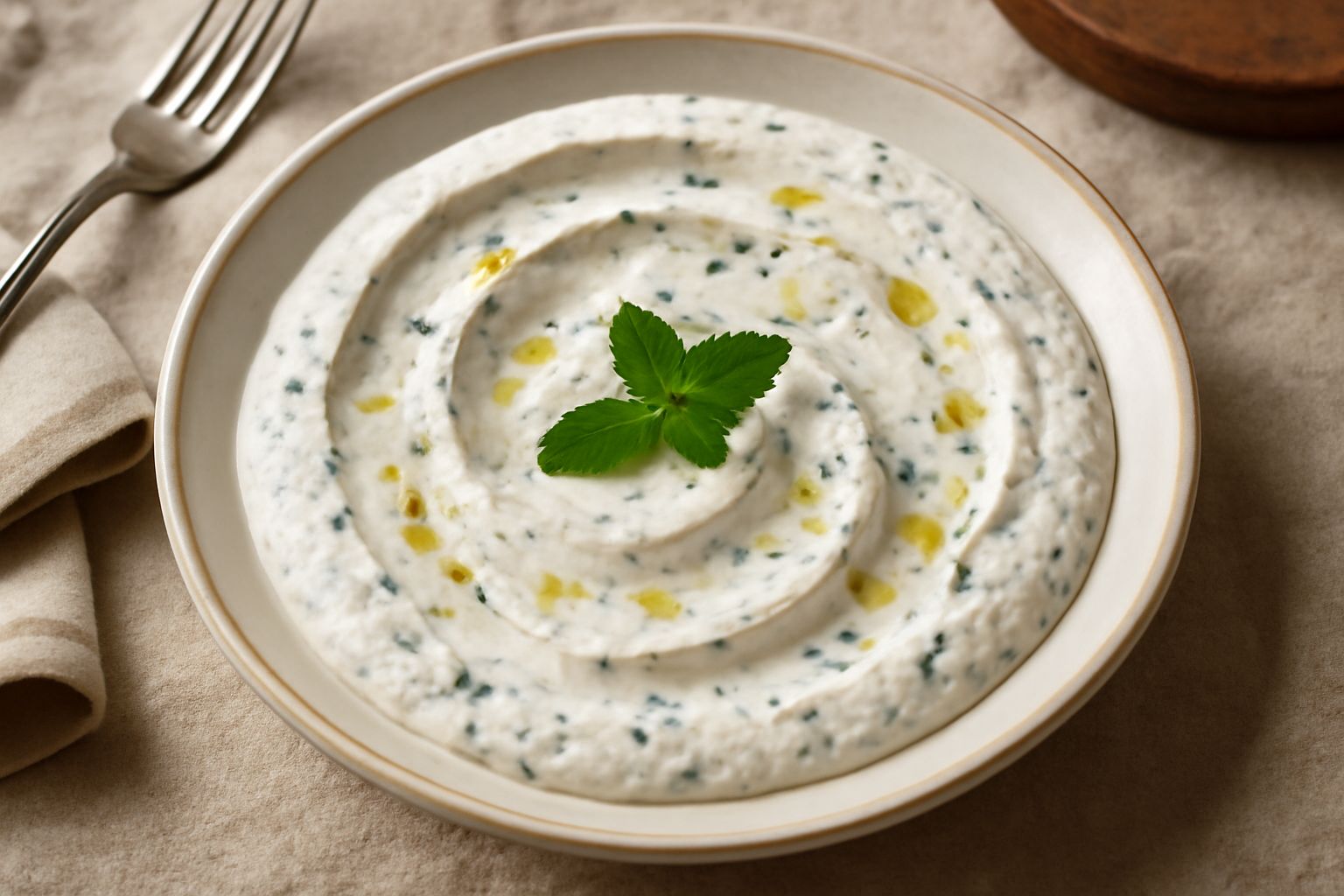 Salsa di ricotta e menta
