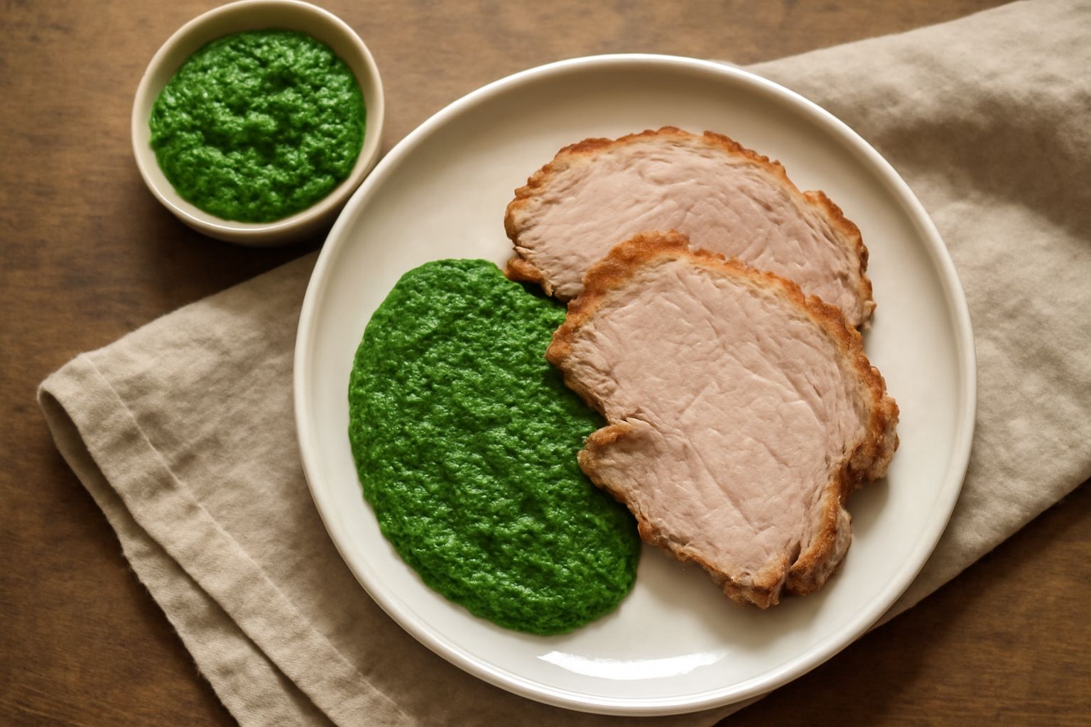 Salsa verde con prezzemolo e aglio