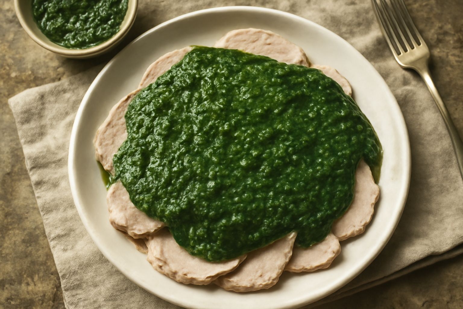 Salsa verde con vitello bollito