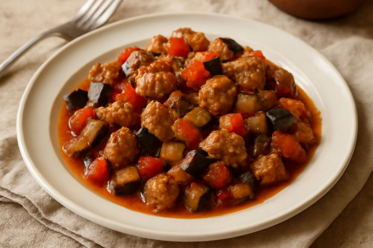 Salsiccia alla ghiotta