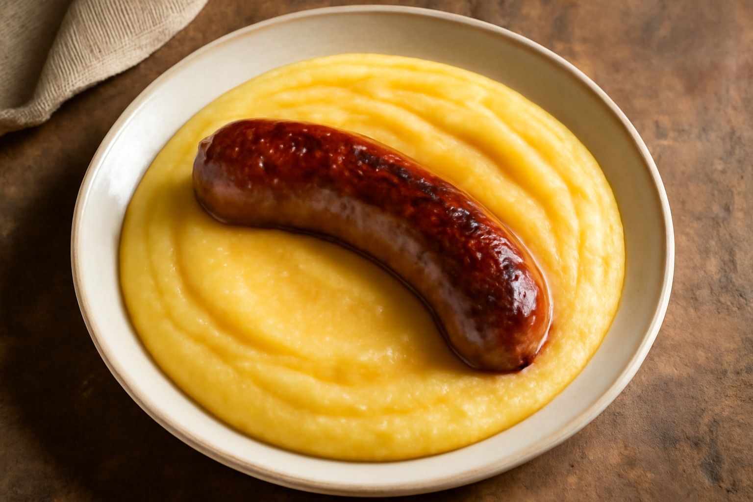 Salsiccia con polenta