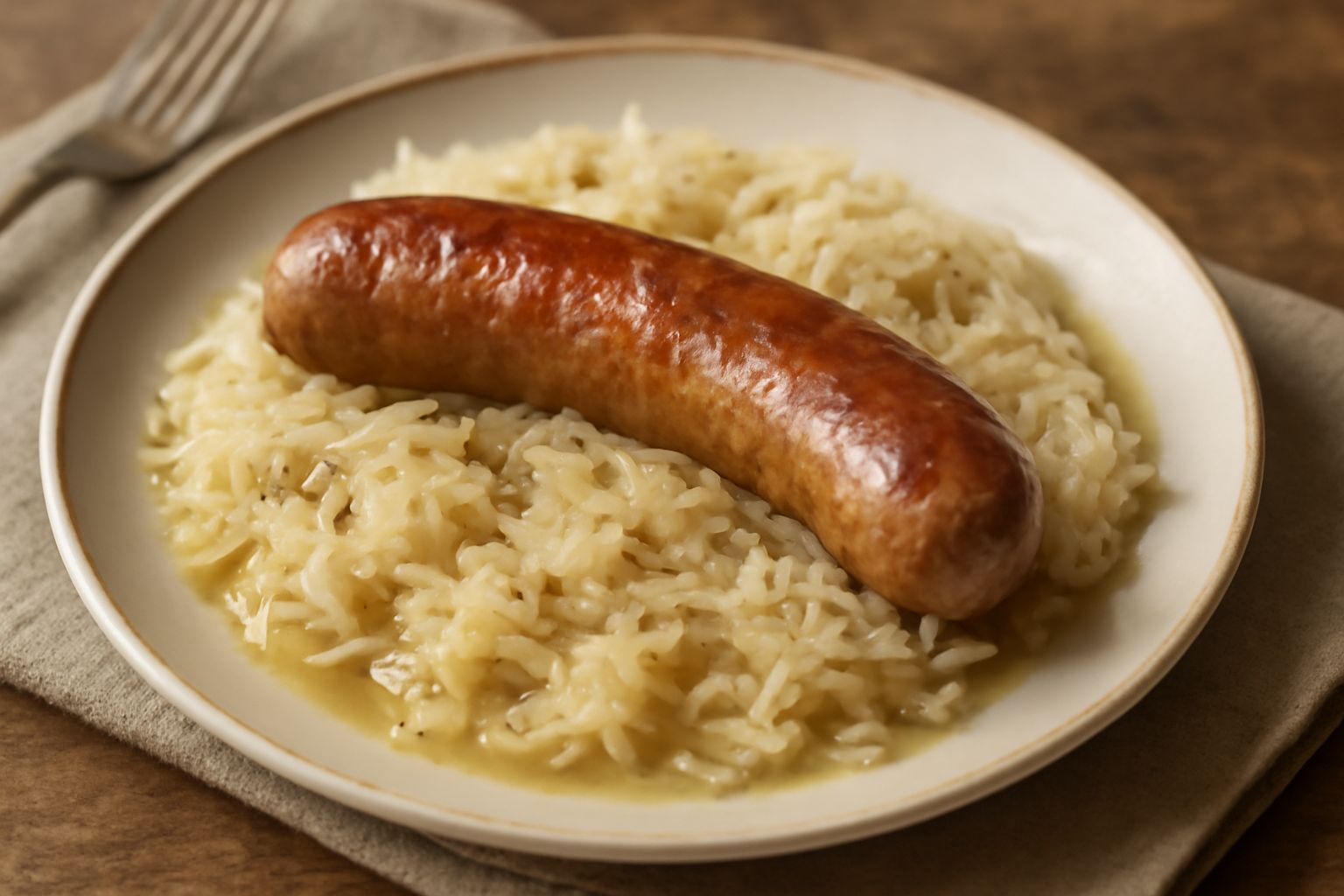 Salsiccia e crauti