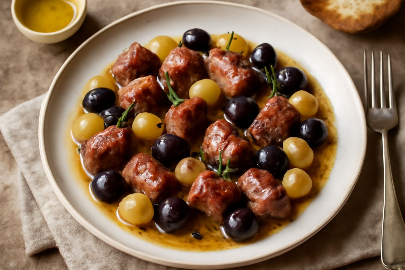 Salsiccia e uva