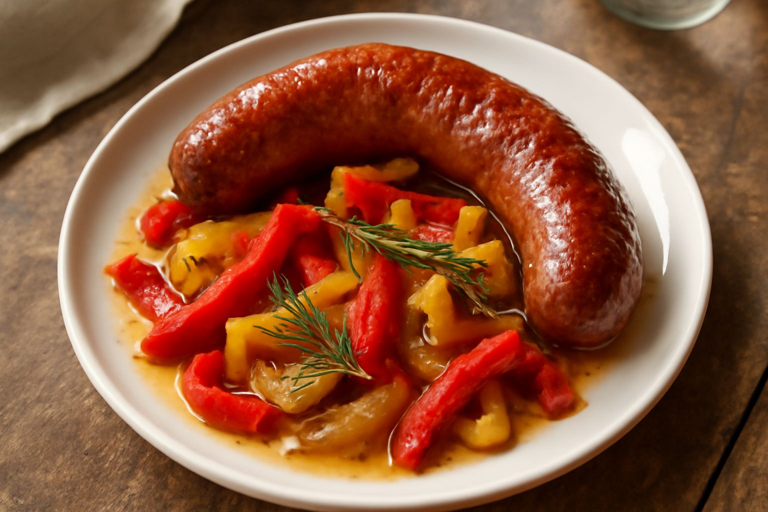 Salsiccia fresca arrosto