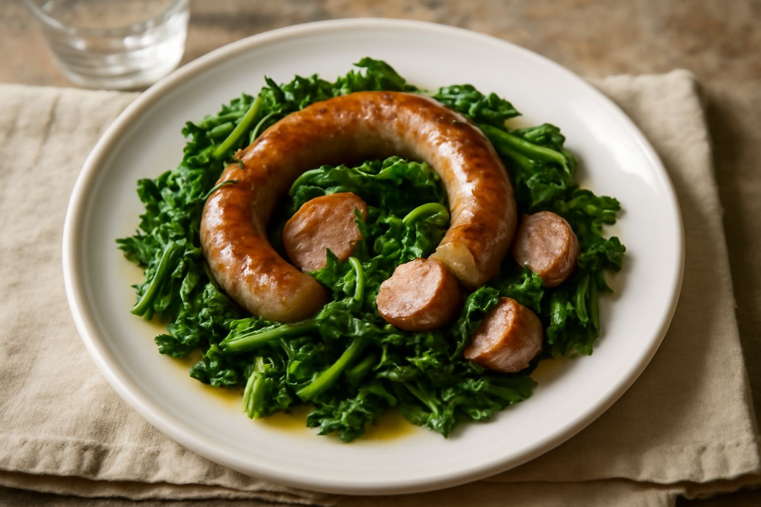 Salsiccia messinese con friarielli