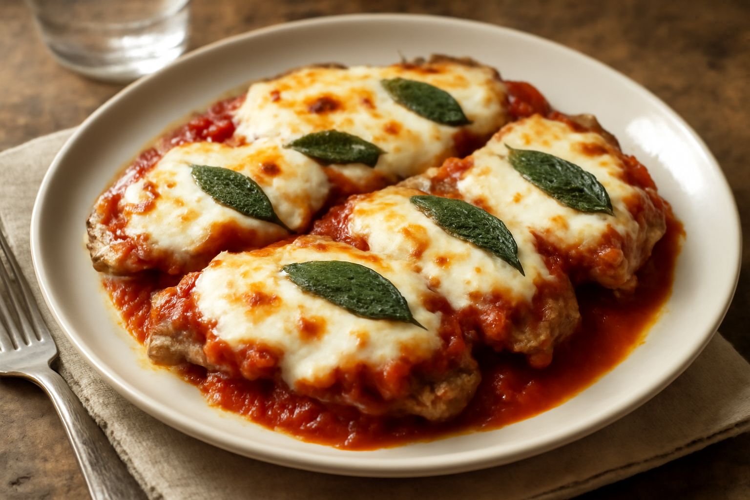 Saltimbocca alla parmigiana