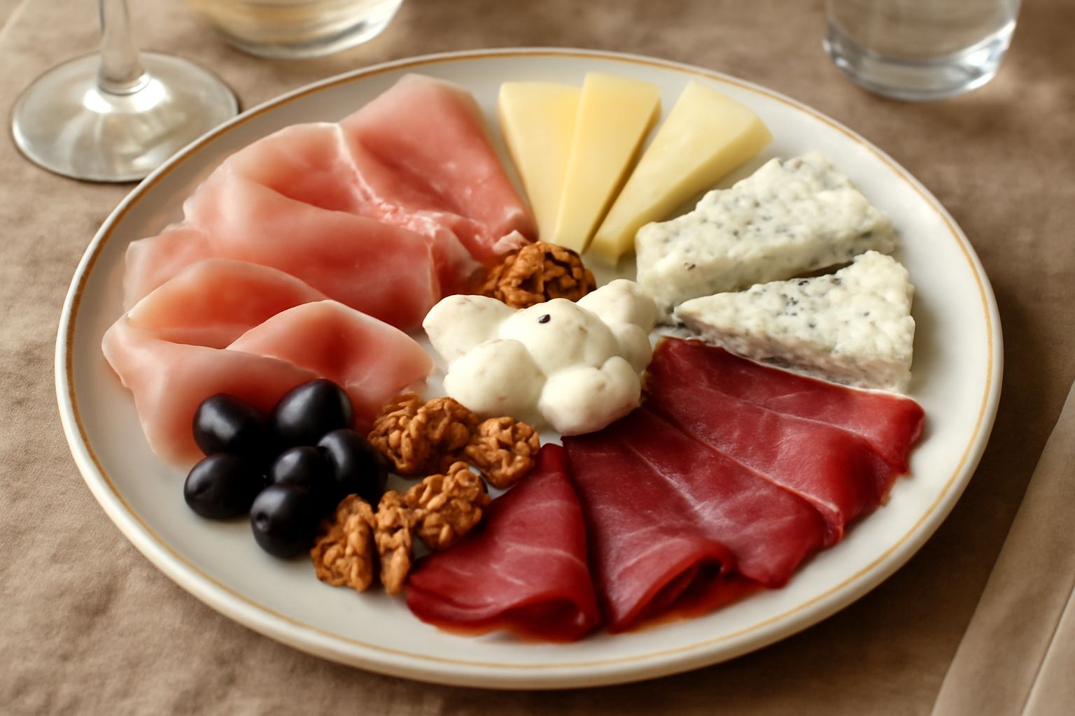 Salumi e formaggi assortiti