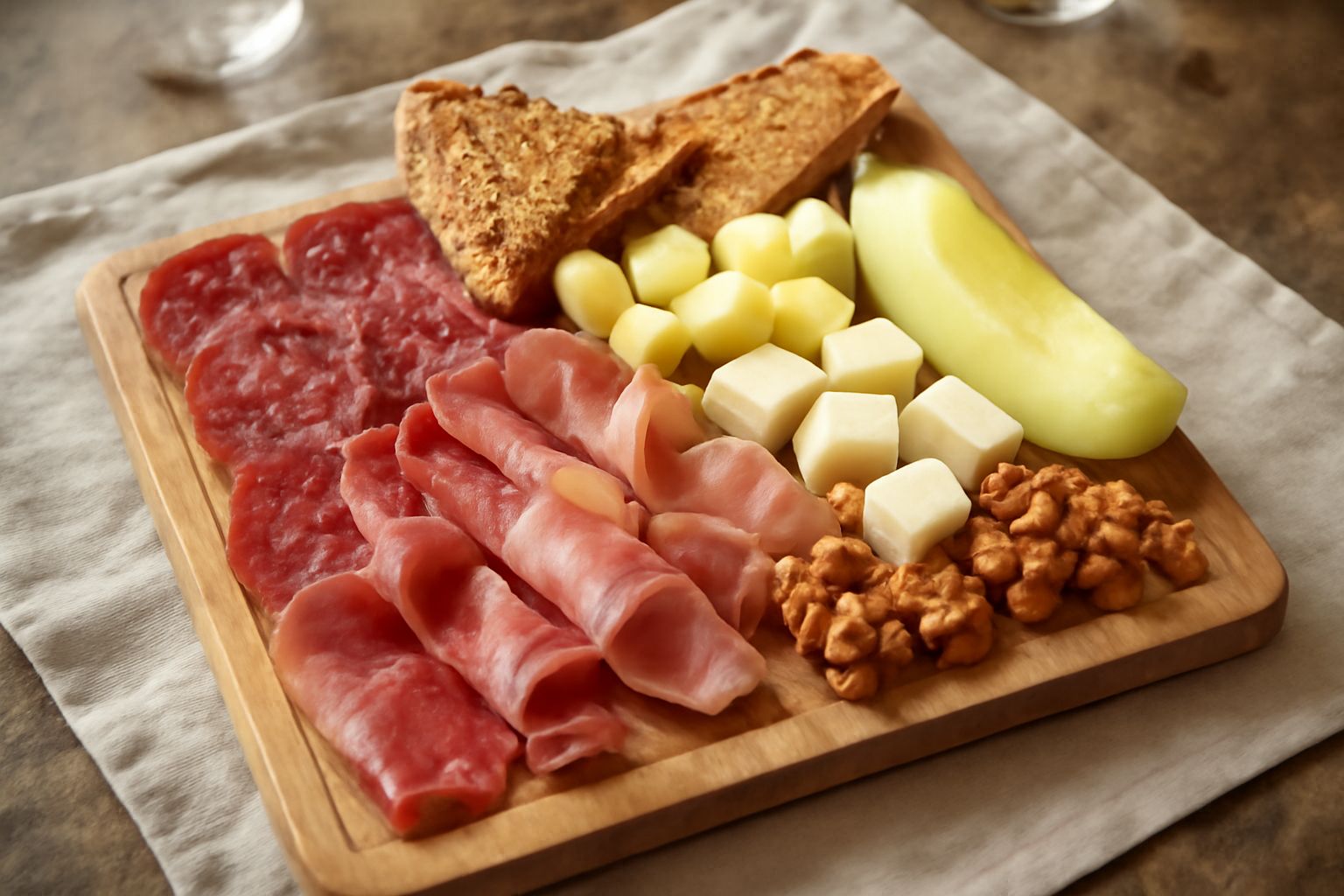 Salumi e formaggi locali