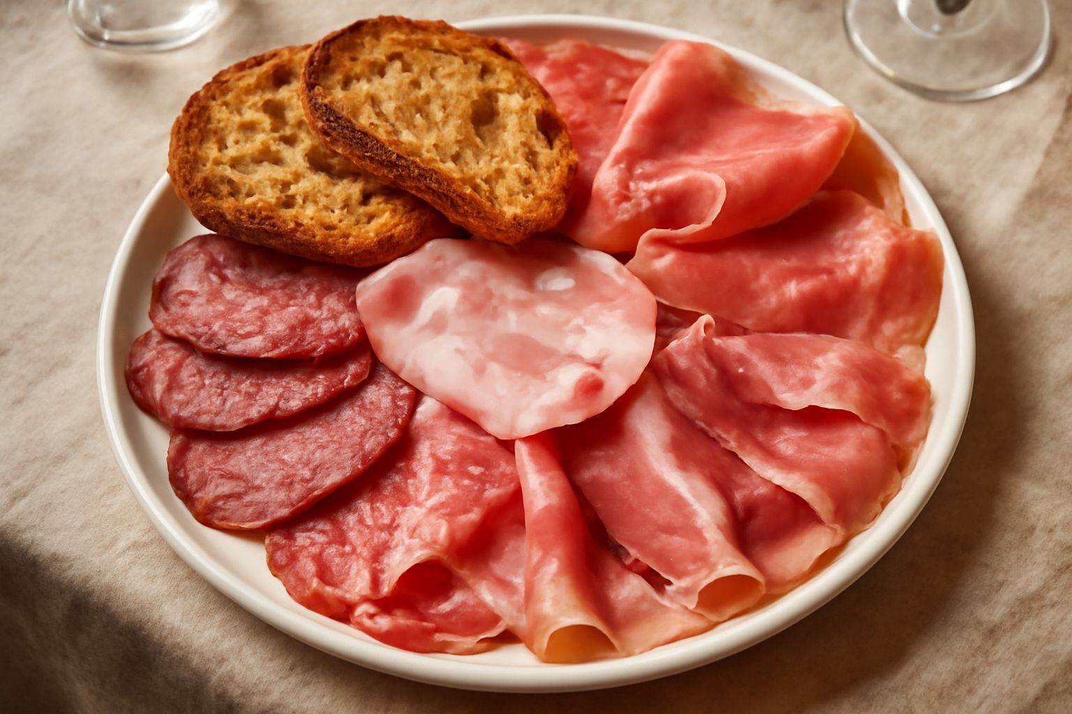 Salumi misti locali con pane