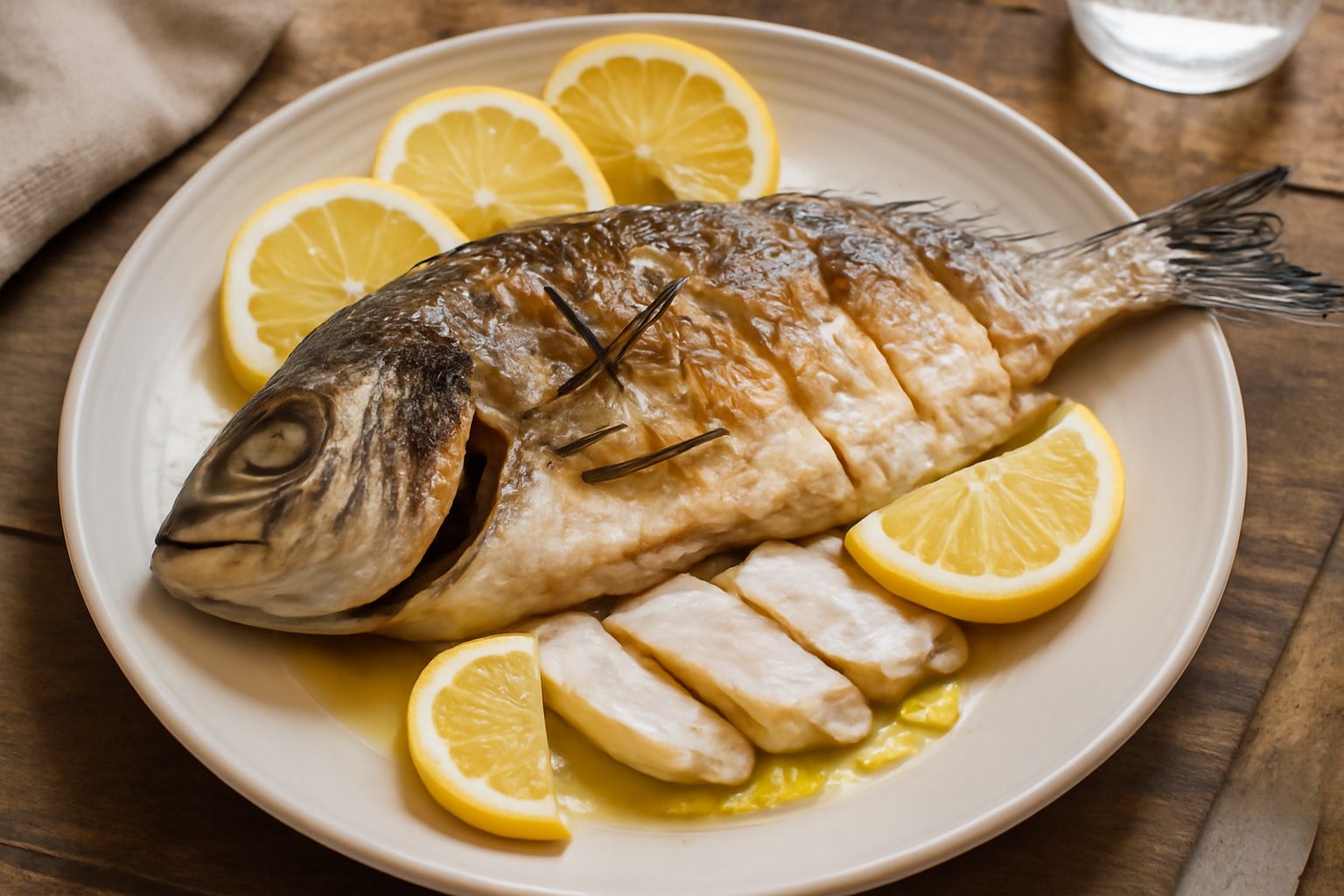 Sarago al forno