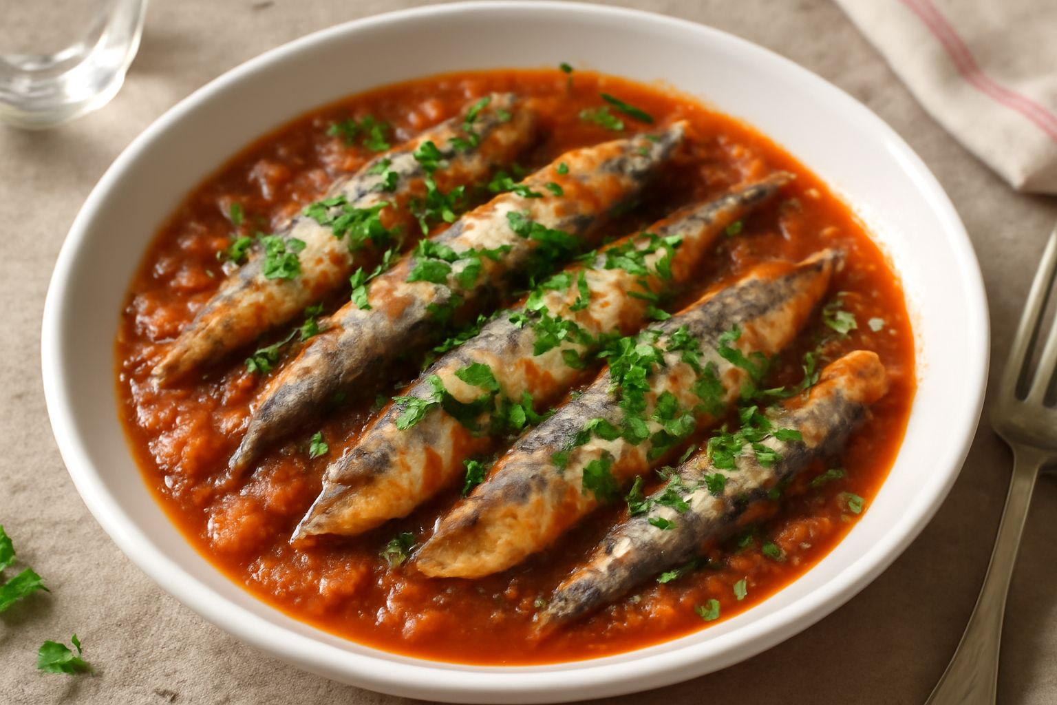 Sarde in umido