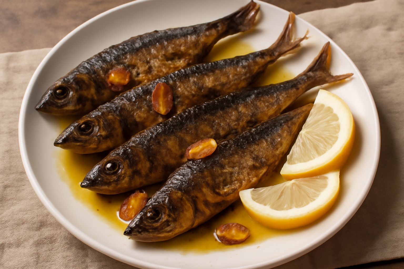 Sarde salate e essiccate