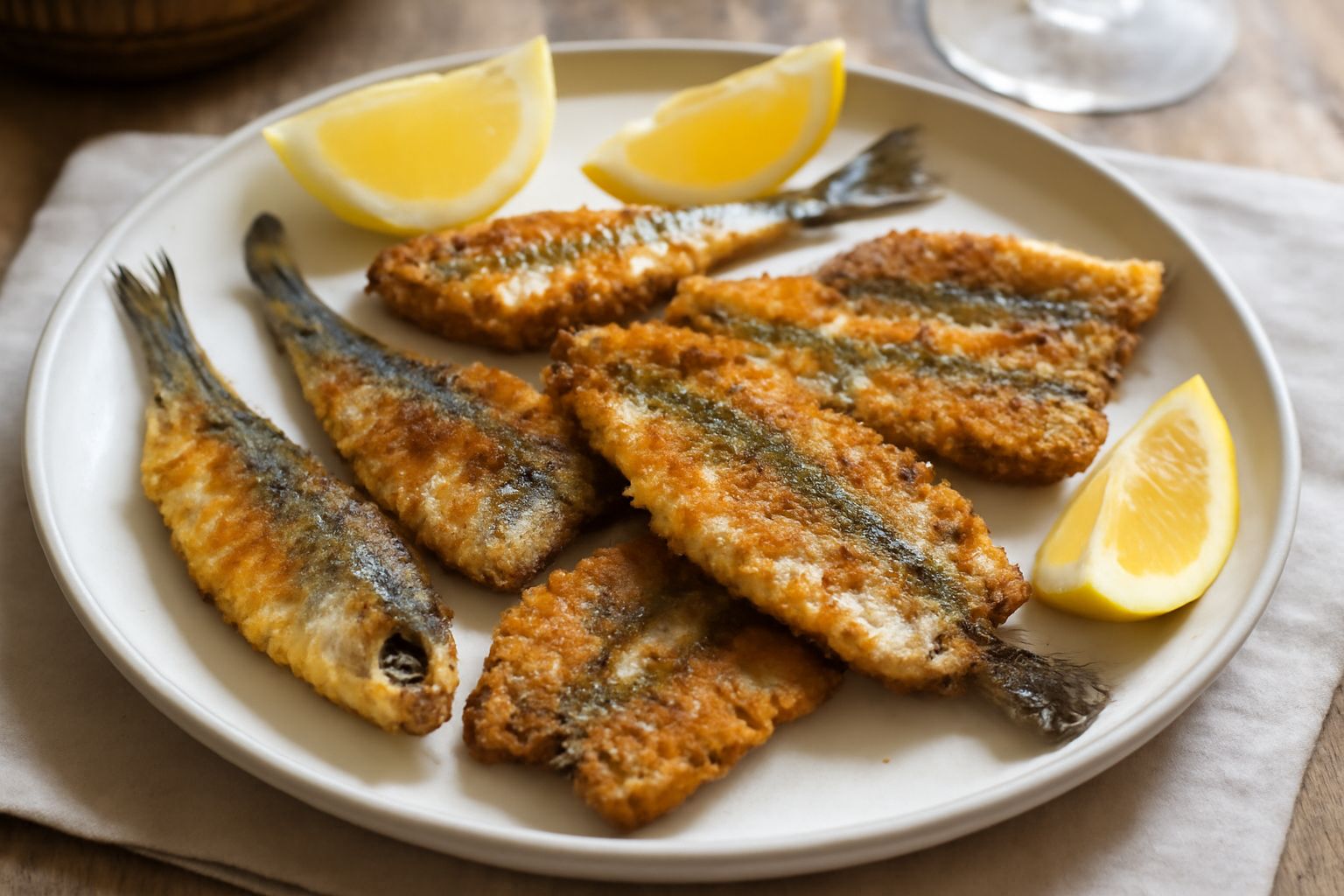 Sardine fritte