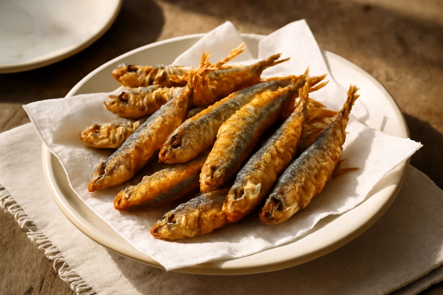 Sardoncini fritti