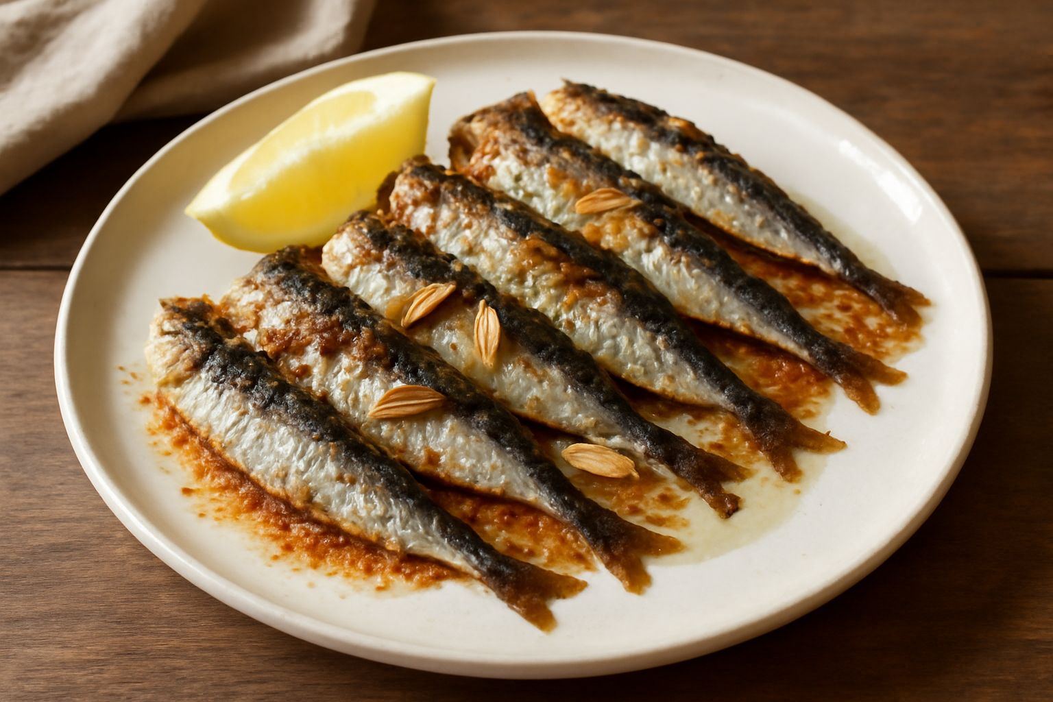 Sardoni freschi al forno