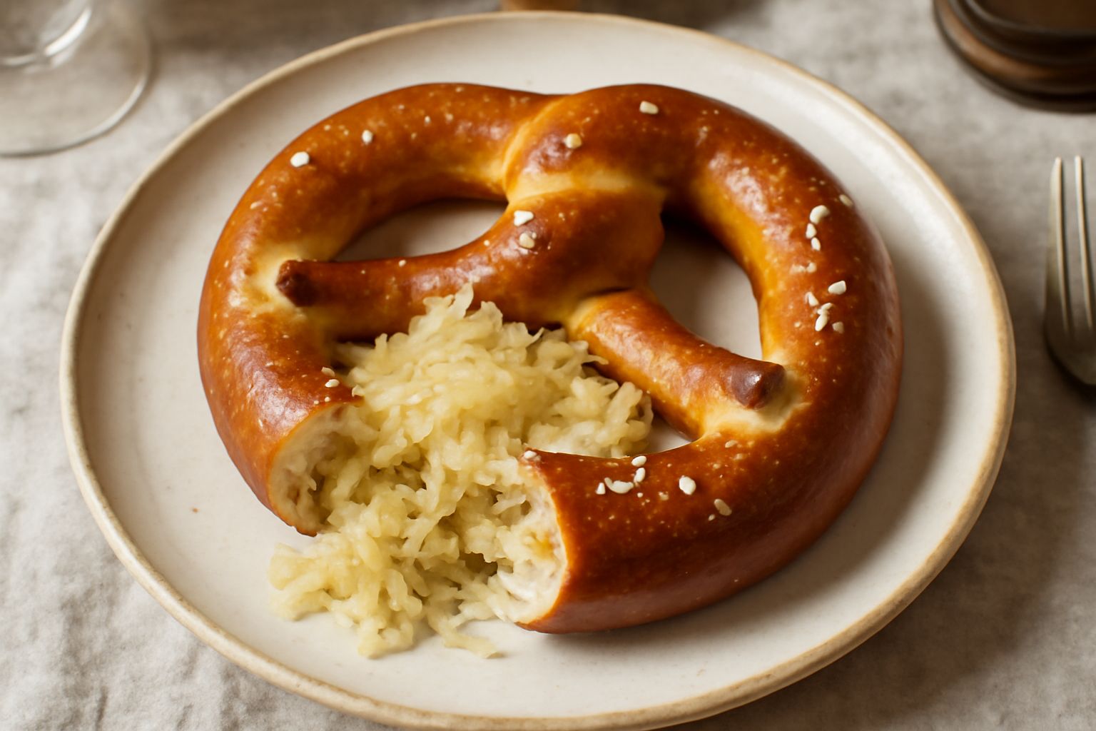 Sauerkraut Bretzel